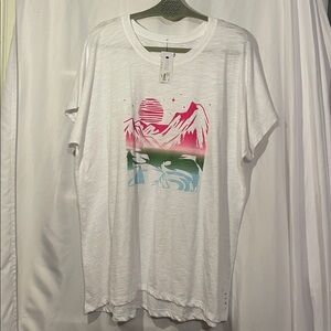 NWT Lane Bryant White Livi T-Shirt